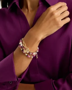 Stretch Set of Three Beaded Bracelets