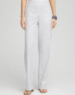 Striped Relaxed Linen Pants