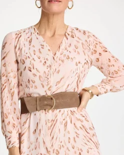 Suede Pull Through Sash Belt