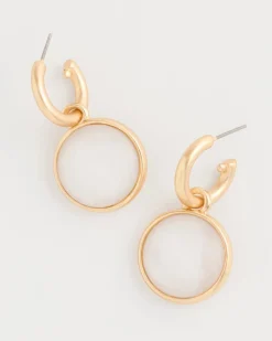 Swan Mini Charm Earrings
