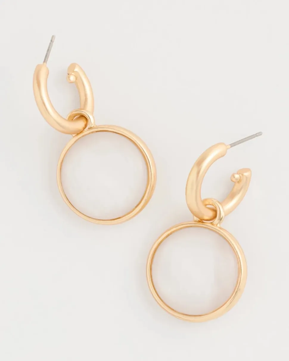 Swan Mini Charm Earrings