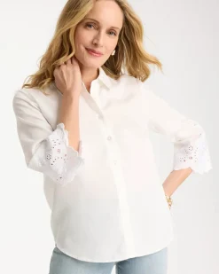 Tencel™ Denim Eyelet Shirt