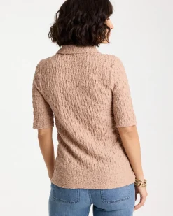 Textured Camp Tee