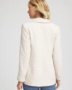 Textured Knit Blazer