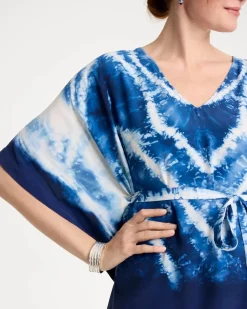 Tie Dye Belted Poncho