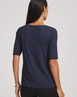 Touch of Cool™ Elbow-Sleeve Perfect Tee