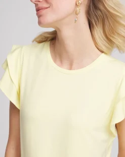 Touch of Cool™ Flutter Sleeve Tee