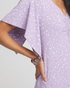 Touch of Cool™ Handkerchief-Sleeve V-Neck Tee