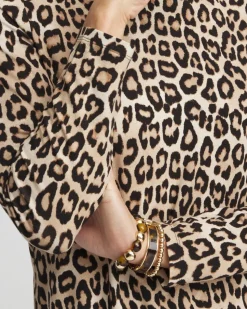 Touch of Cool™ Leopard Long Sleeve Layering Tee