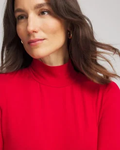 Touch of Cool™ Mockneck Layering Tee