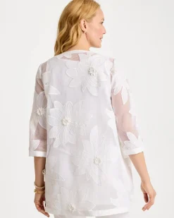 Travelers™ Collection Floral Applique Jacket