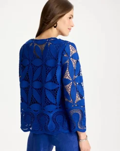 Travelers™ Collection Macramé Lace Jacket