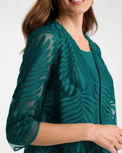 Travelers™ Collection Palm Frond Sheer Jacket