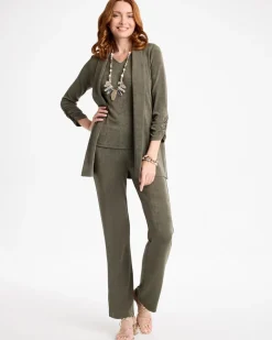 Travelers™ Collection Ruched Elbow Sleeve Jacket