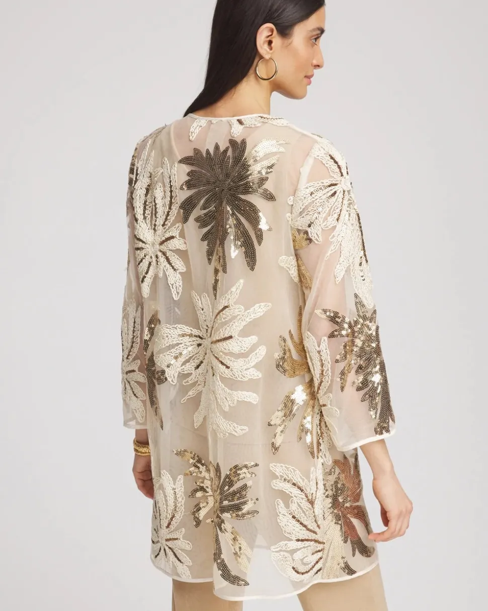 Travelers™ Collection Sequin-Mesh Jacket
