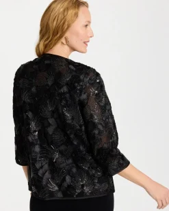 Travelers™ Collection Sequin Mesh Soutache Jacket