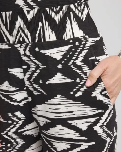 Travelers™ Crinkled Knit Wide-Leg Pants