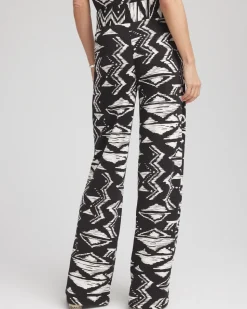 Travelers™ Crinkled Knit Wide-Leg Pants