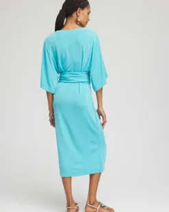 Travelers™ Kimono Sleeved V-Neck Dress