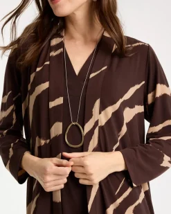 Travelers™ Knit Animal Print Duster Cardigan