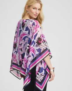 Travelers™ Paisley Chiffon Layered Top