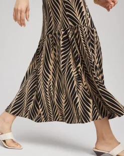 Travelers™ Palm-Frond-Motif Dress
