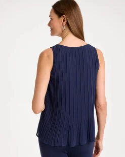 Travelers™ Pleated Chiffon Tank
