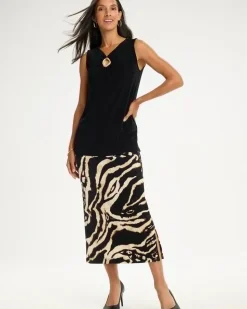 Travelers™ Safari Midi Skirt
