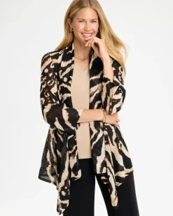 Travelers™ Safari Wheat Mesh Cardigan