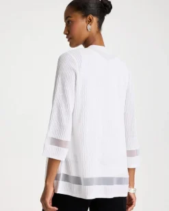 Travelers™ Sheer Stripe Cardigan
