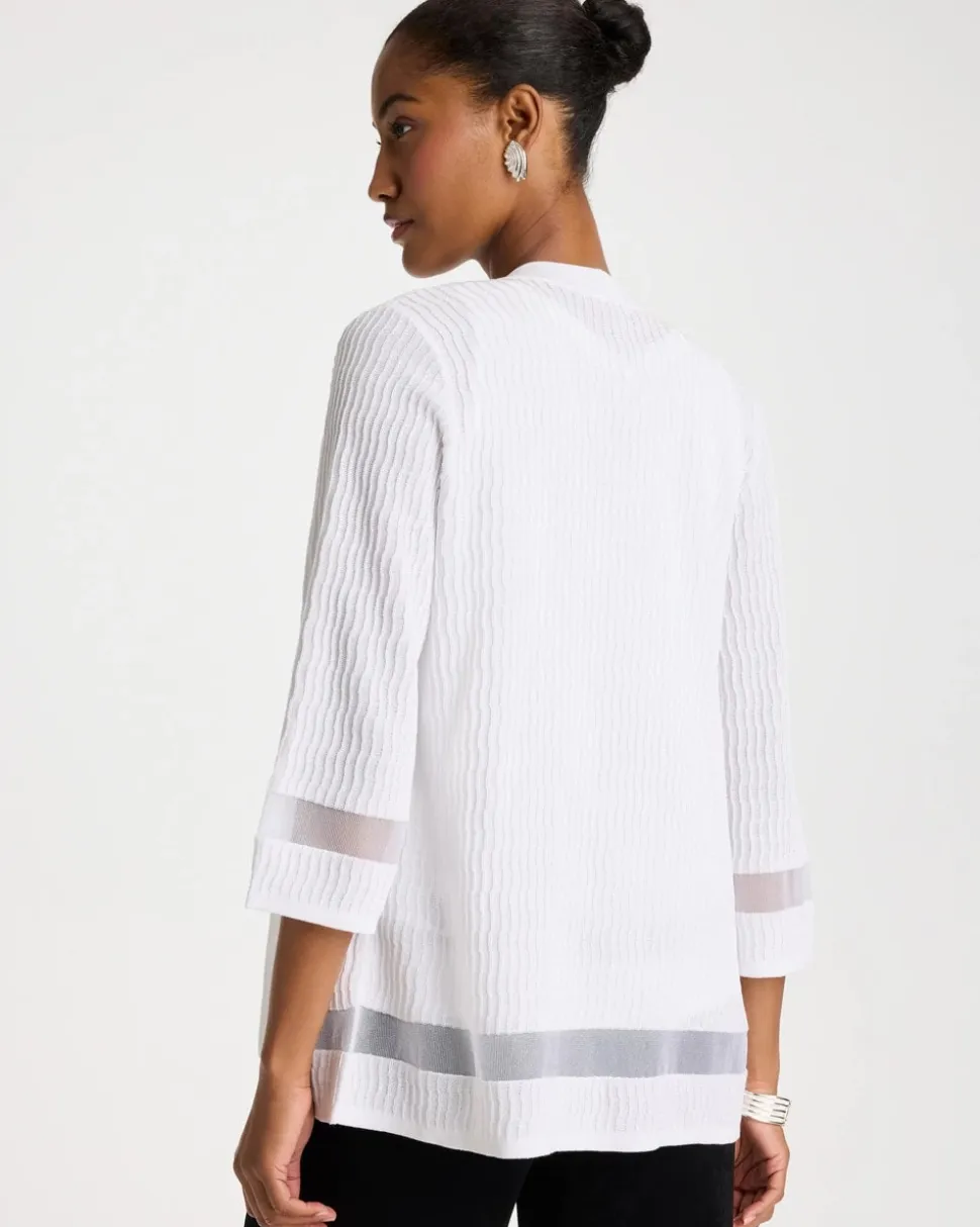 Travelers™ Sheer Stripe Cardigan