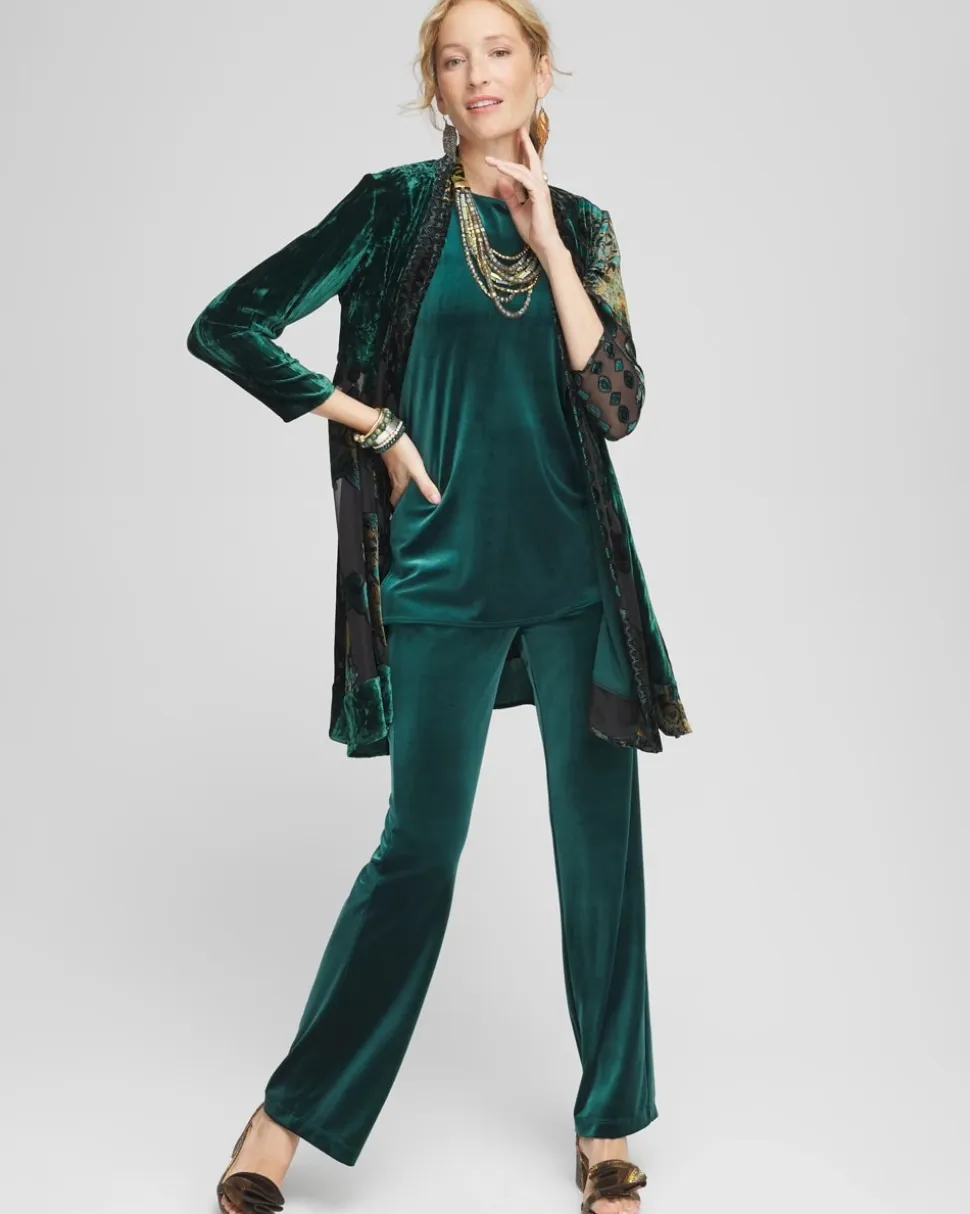 Travelers™ Velvet Side-Slit Tank