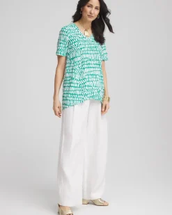 Tropical Short Sleeve Forward-Seam Tee
