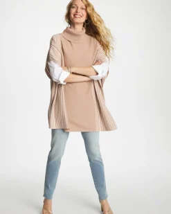Turtleneck Sweater Poncho