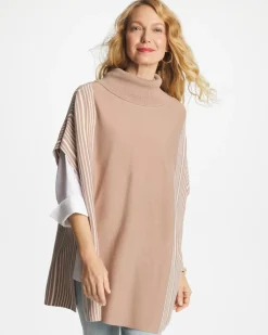 Turtleneck Sweater Poncho