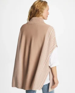 Turtleneck Sweater Poncho