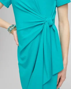 Twist Tie-Front Dress