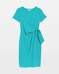 Twist Tie-Front Dress