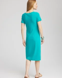 Twist Tie-Front Dress