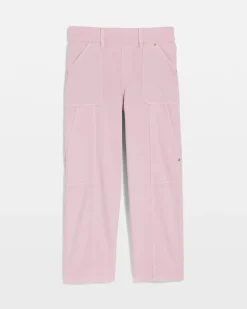 Utility Wide Pull-On Crop Jeans