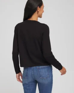 V-Day Embroidered Crewneck Cardigan