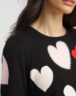 V-Day Multi-Heart Pullover