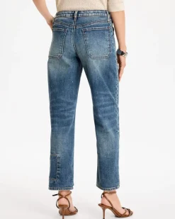 Vintage Boyfriend Utility Crop Jeans