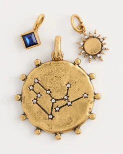 Virgo Zodiac Charm Pendant