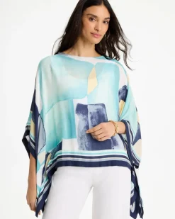 Woven Crepe Artisanal Poncho