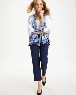 Woven Faux Silk Printed Kimono