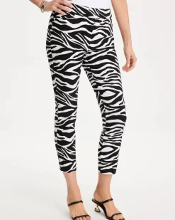 Zebra Brigitte™ Slim Pull-On Crop Pant