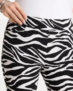 Zebra Brigitte™ Slim Pull-On Crop Pant