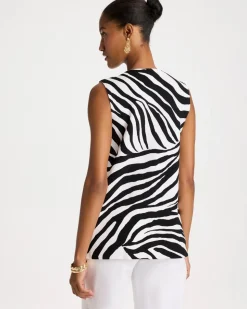 Zebra Refined Crewneck Sweater Vest