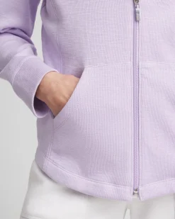 Zenergy® Beach Slub Zip-Front Hoodie